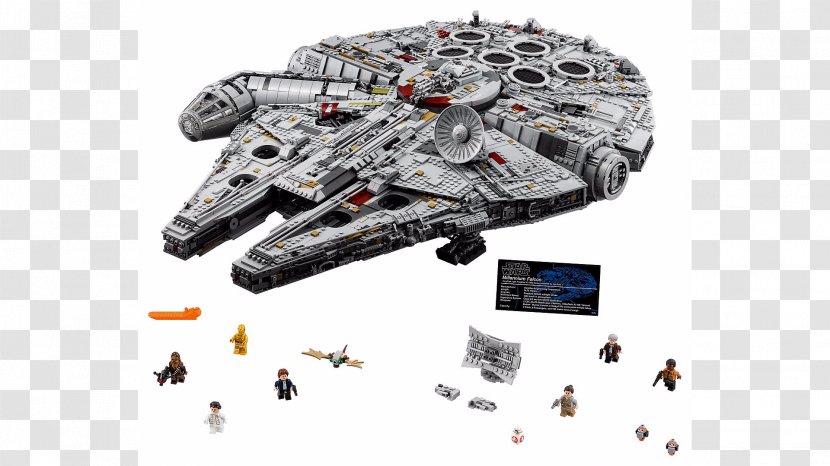 Han Solo Millennium Falcon Lego Star Wars Transparent PNG