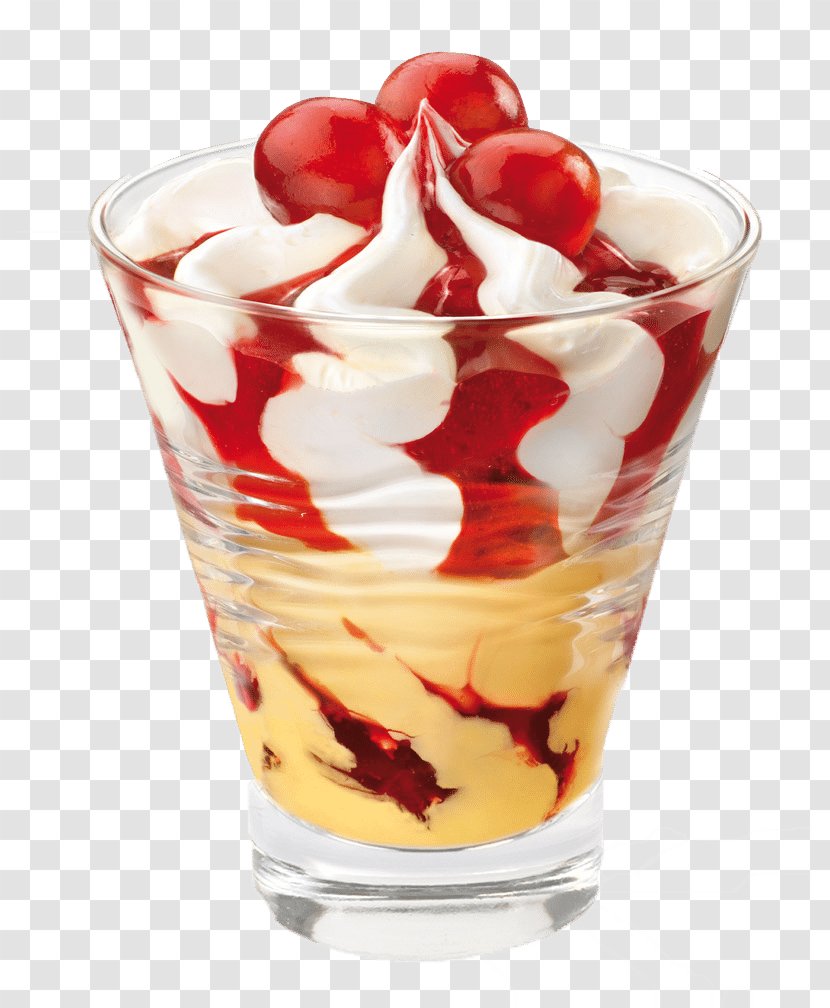Sundae Ice Cream Parfait Tiramisu Trifle Transparent PNG