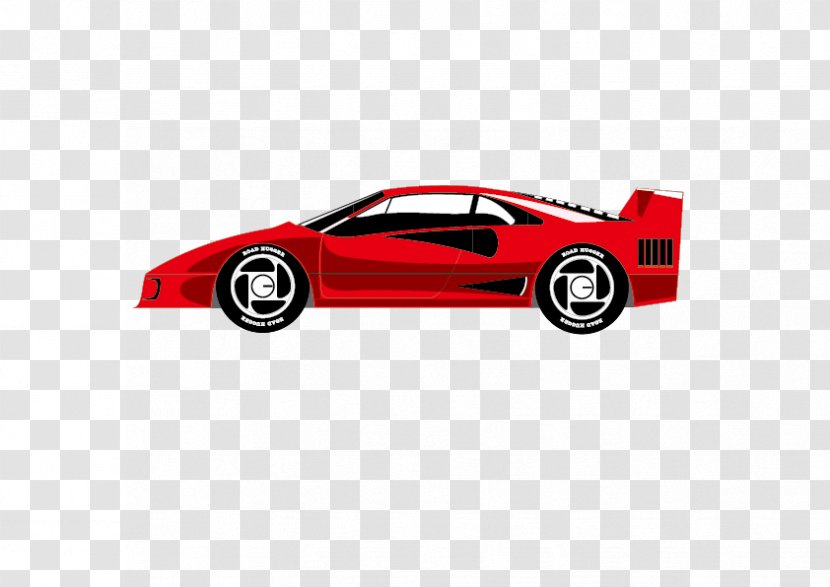 Sports Car Supercar Red - Door Transparent PNG