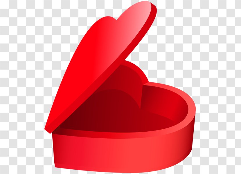 Gift Box Valentine's Day Clip Art - Heart - Red Transparent PNG