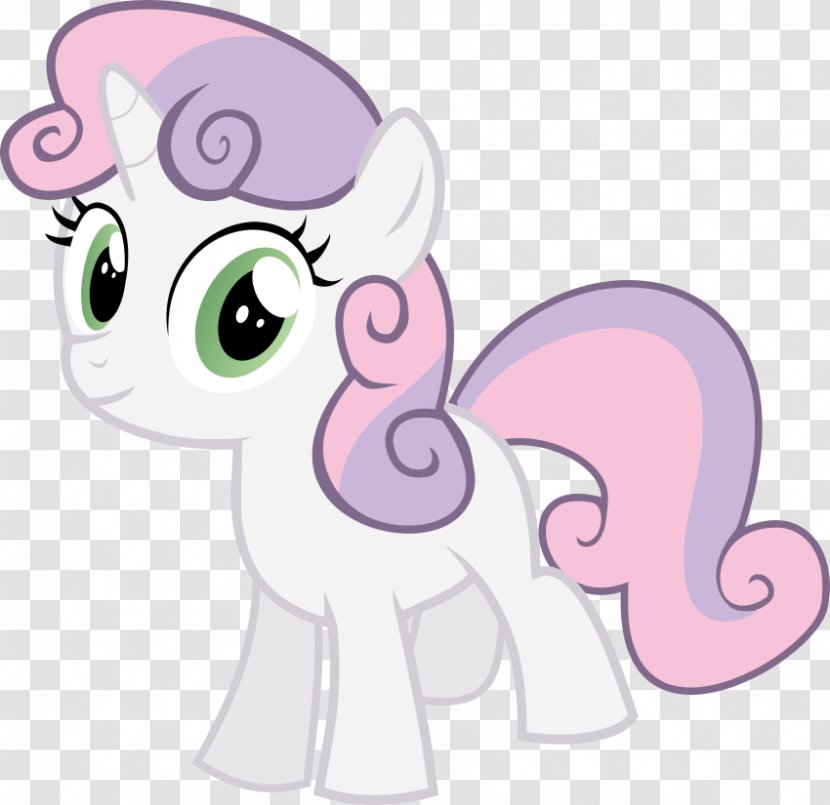 Sweetie Belle Rarity Spike Pony Apple Bloom - Frame - Watercolor Transparent PNG