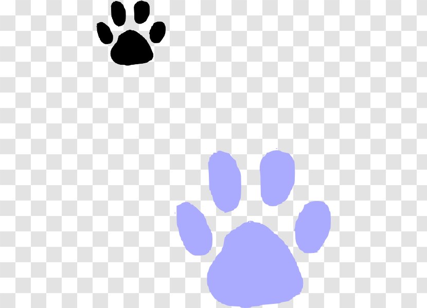 Paw Clip Art - Purple - Home Page Transparent PNG