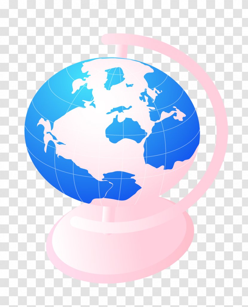 Globe Cartoon Illustration - Sphere - Vector Transparent PNG