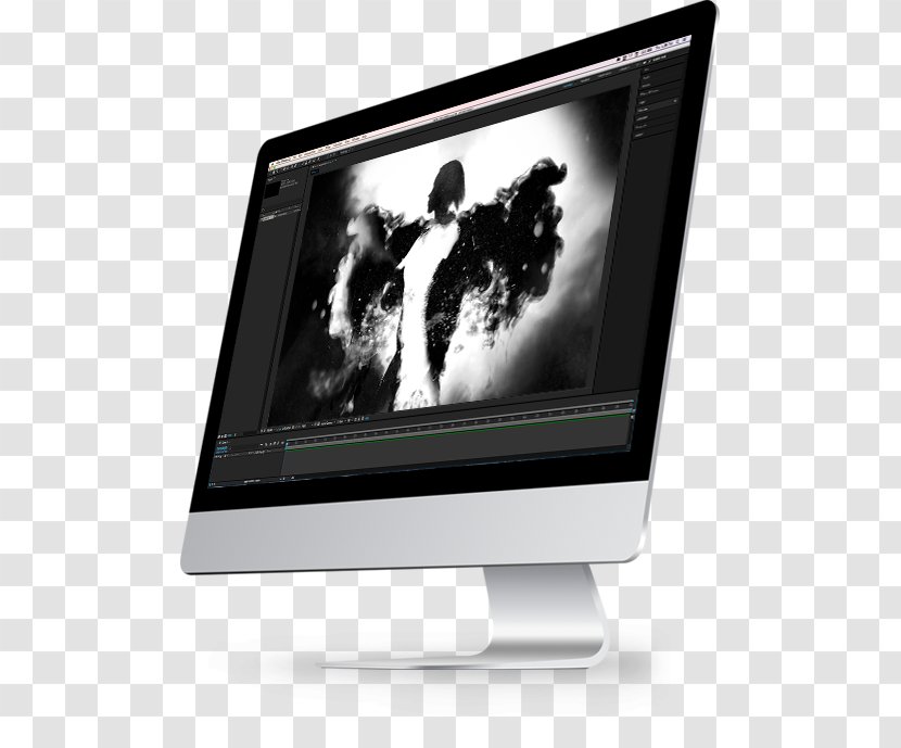 Mac Book Pro Adobe After Effects Final Cut Premiere Computer Software - Multimedia - Imac Monitor Transparent PNG