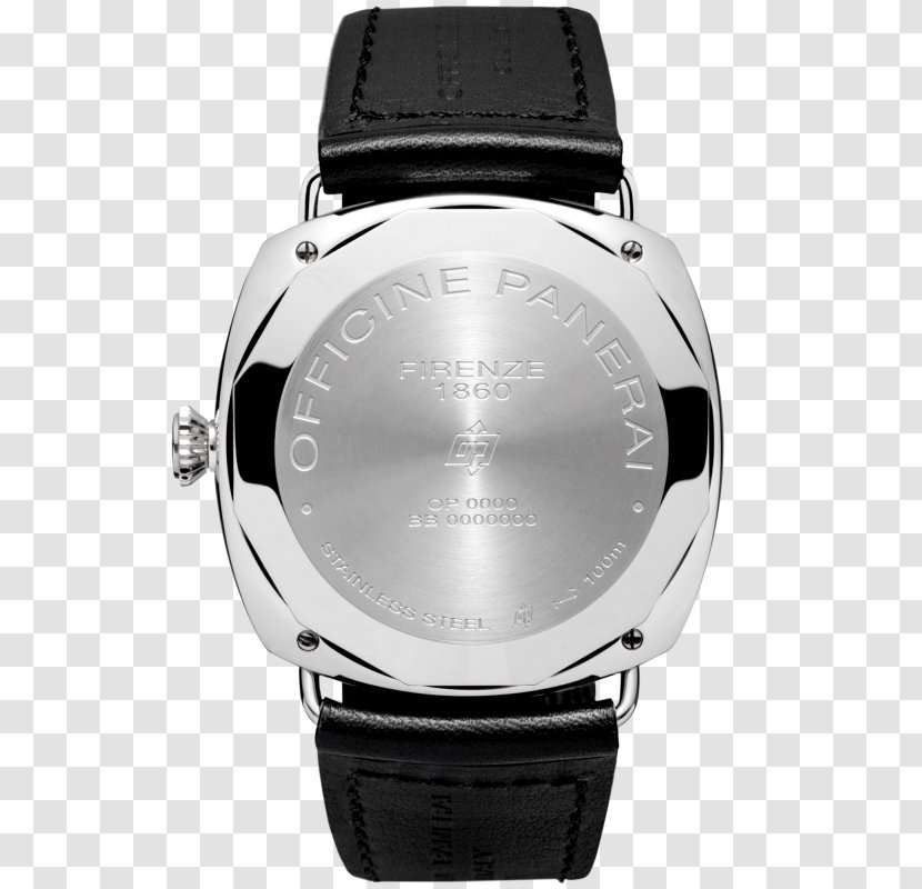 Panerai Watch Radiomir Movement Clock - Metal Transparent PNG