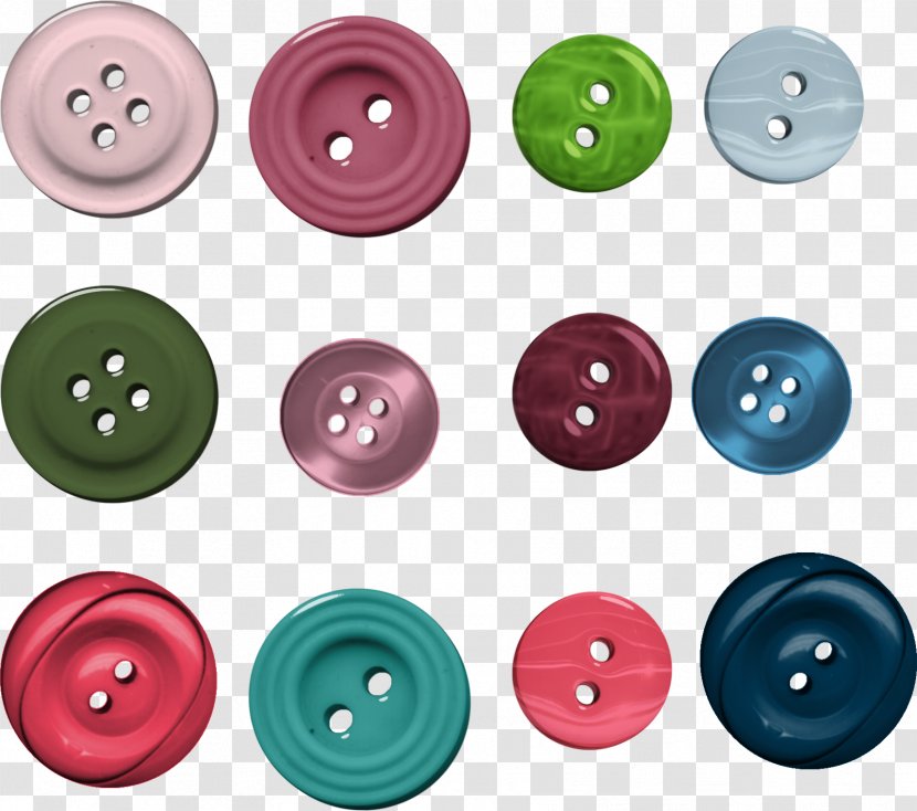Button Plastic Snap Fastener Clip Art - Clothing Accessories Transparent PNG