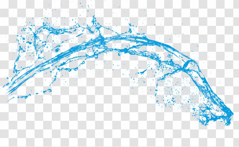 Water Euclidean Vector Chemical Element - Blue - The Effect Of Transparent PNG