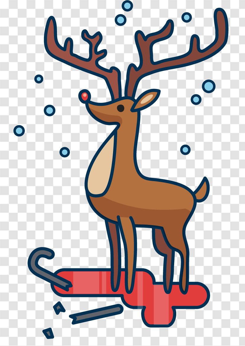 Reindeer Clip Art Image Free Content - Elk - Adorable Transparent PNG