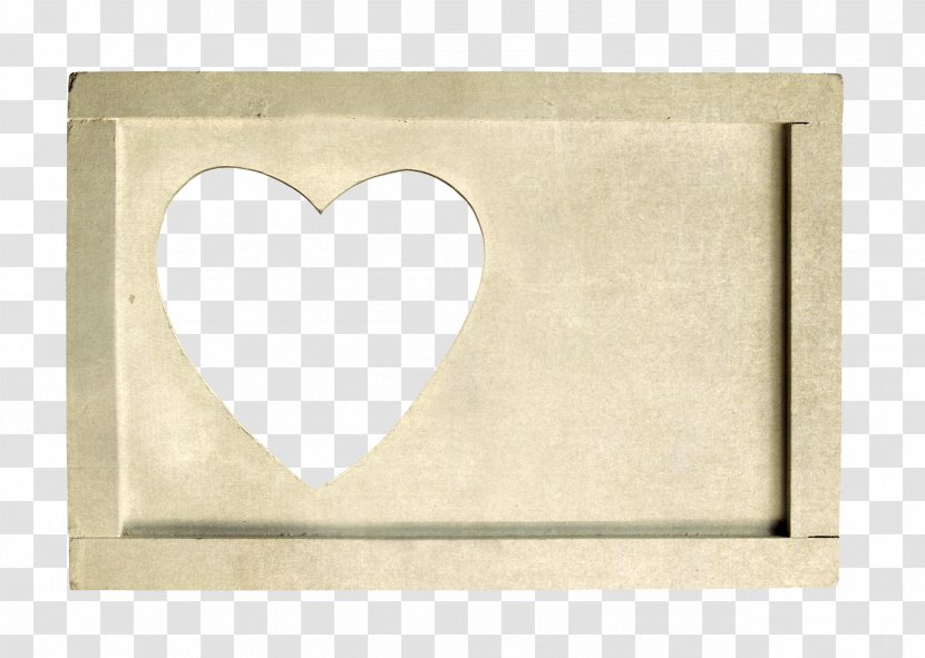 Brand Heart Beige Font - Tray Transparent PNG