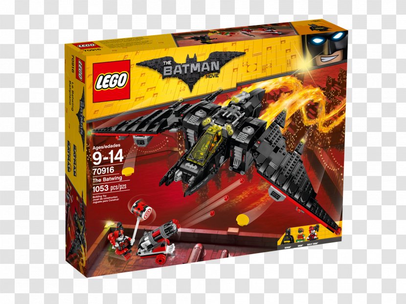 Batman Harley Quinn Bane Robin Batplane - The Lego Movie Transparent PNG