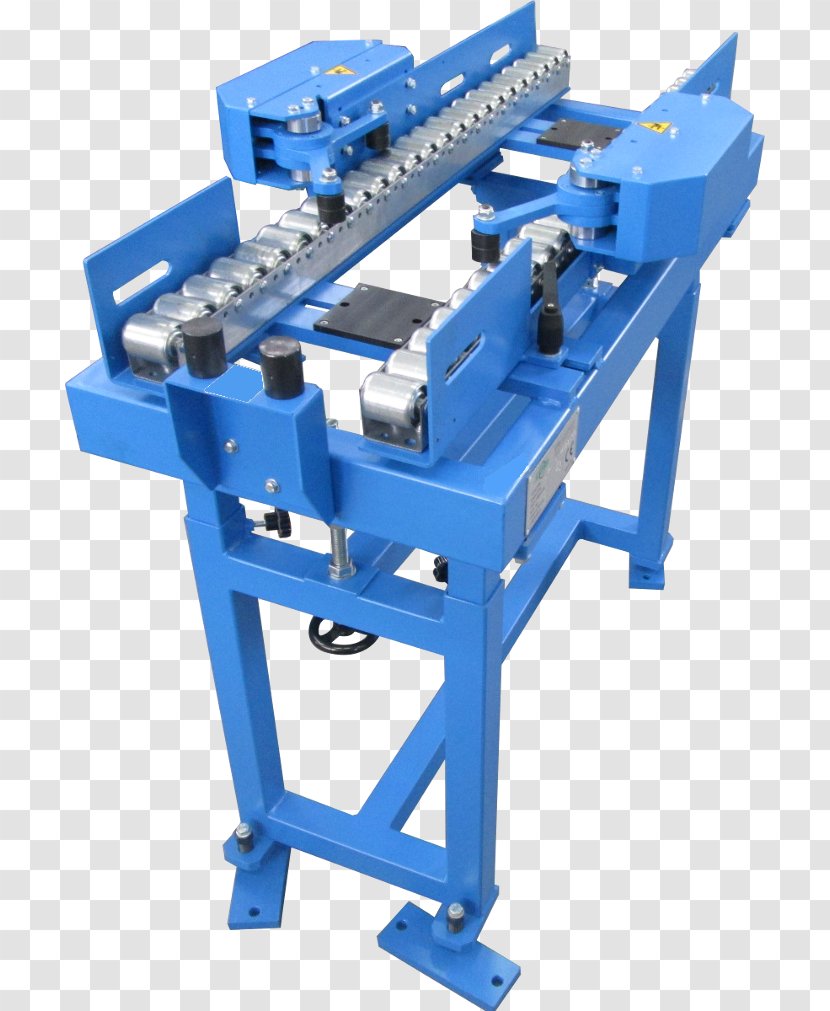 Machine Lineshaft Roller Conveyor System Rullo Belt - Sheet Metal - Salmec Srl Transparent PNG