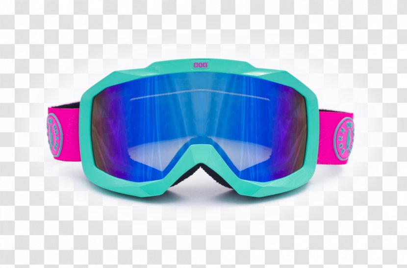 Goggles Poland Skiing Glasses UVEX - Personal Protective Equipment - Mint Transparent PNG