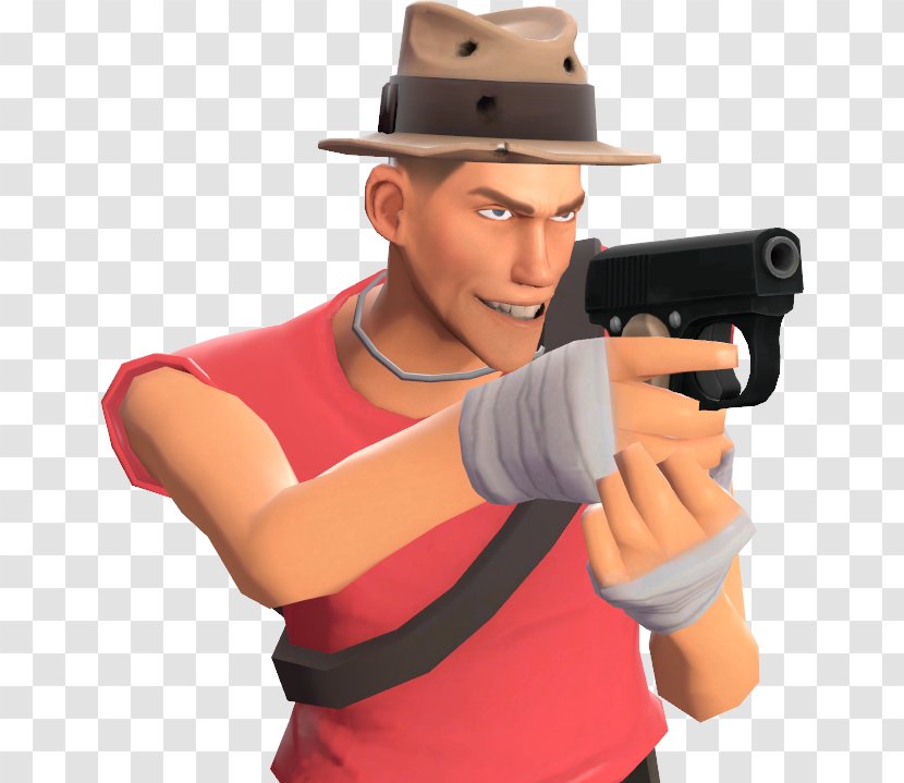 Counter-Strike: Condition Zero Team Fortress 2 Fedora The Scout - Trilby - Steam Transparent PNG