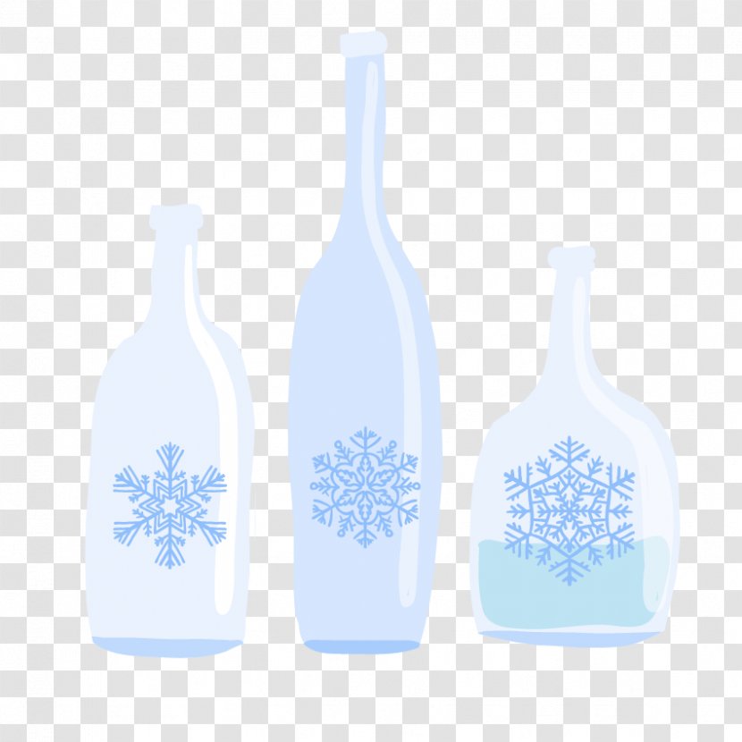 Glass Bottle Download Google Images - Search Engine - Snowflake Transparent PNG