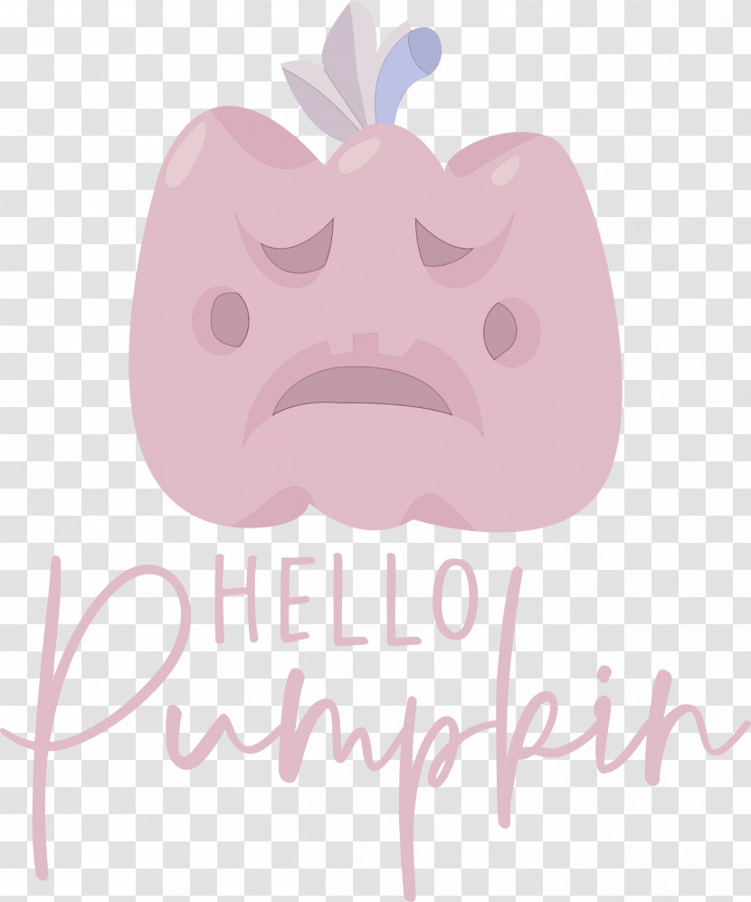 HELLO PUMPKIN Autumn Harvest Transparent PNG