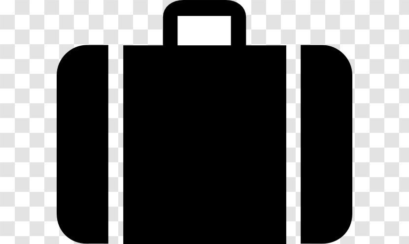 Suitcase Checked Baggage Clip Art - White - Travellers Check Cliparts Transparent PNG