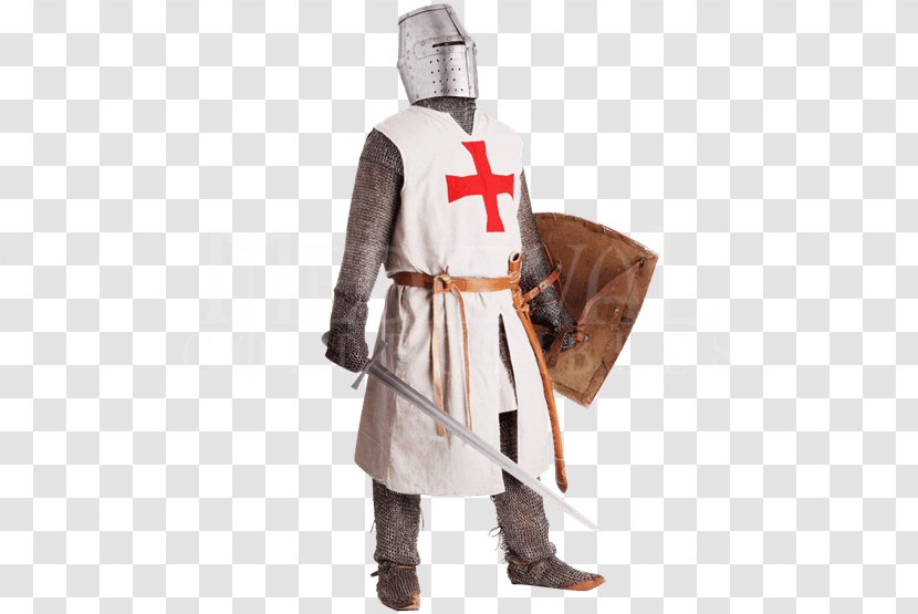 Knights Templar Surcoat Crusades Middle Ages - Knight Transparent PNG