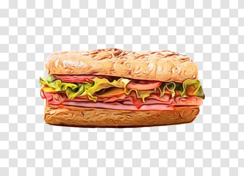 Food Fast Submarine Sandwich Cuisine Dish - Turkey Ham - Bologna Transparent PNG