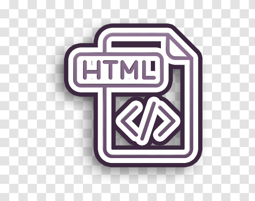 HTML Document Icon Programming Line Craft Icon Document Icon Transparent PNG
