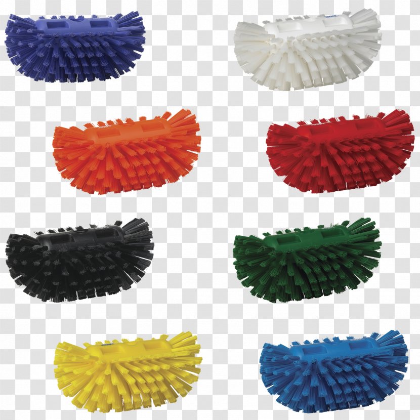 Geel Plastic Brush Cuves, Manche Yellow - Cuves - Vikan As Transparent PNG