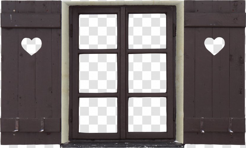 Window Door Glazing Curtain - Map - Brown Beautiful Windows Transparent PNG