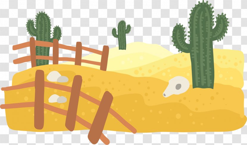 American Frontier Euclidean Vector Download - Cactaceae - Barren Desert Transparent PNG