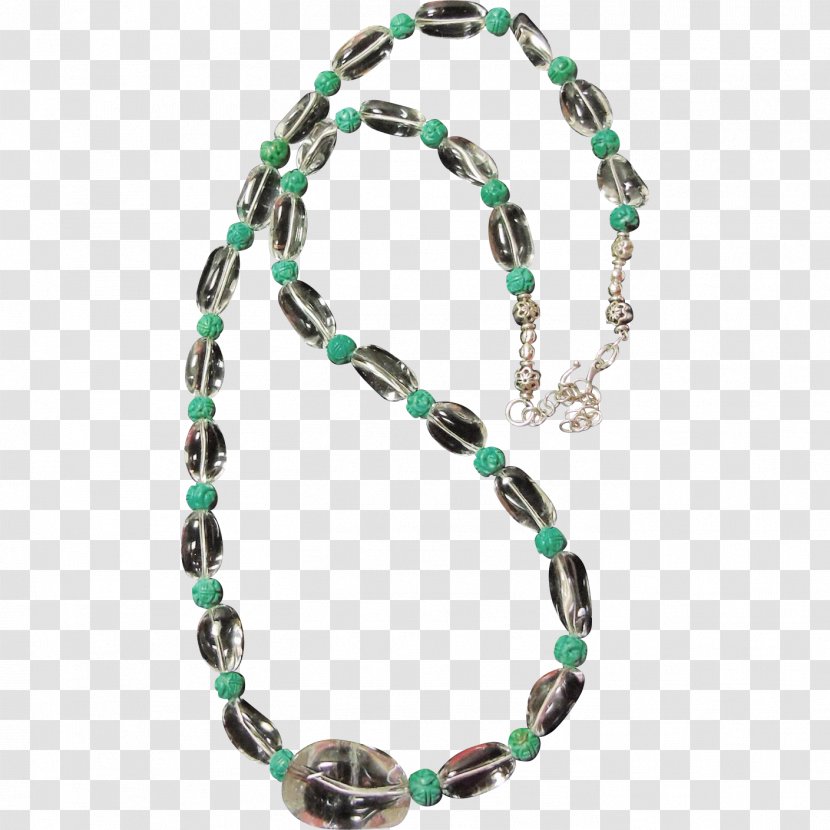 Jet Bead Bracelet Rosary Necklace - Body Jewelry Transparent PNG