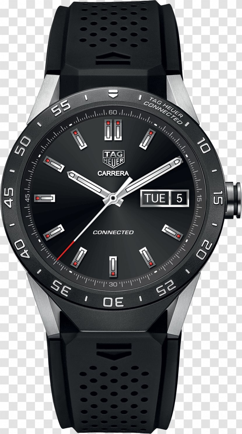 TAG Heuer Connected Modular Smartwatch - Quartz Clock - Watch Transparent PNG