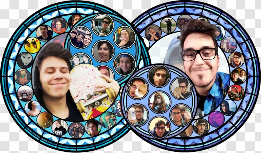 El Rubius Stained Glass DeviantArt Art Museum - Youtuber - VITRAL Transparent PNG