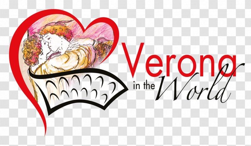Logo Illustration Clip Art Heart Valentine's Day - Romeo And Juliet Words Live Transparent PNG