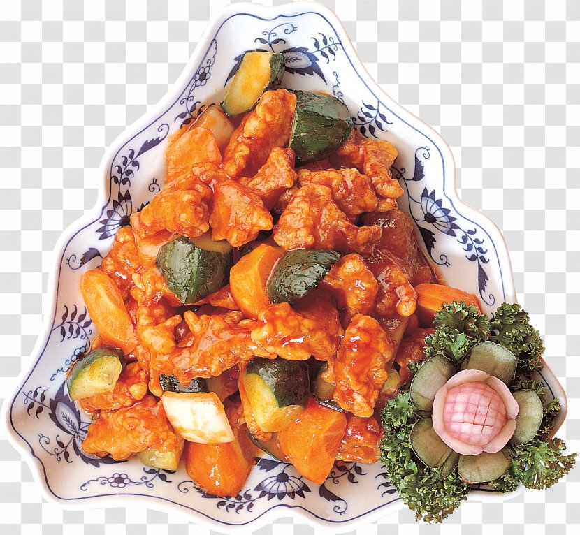 Food Asian Cuisine Korean Caesar Salad - Chicken Transparent PNG