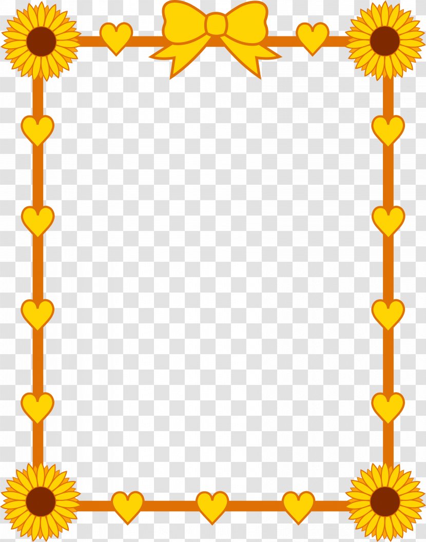 Free Content Clip Art - Yellow - Borders On Pictures Transparent PNG