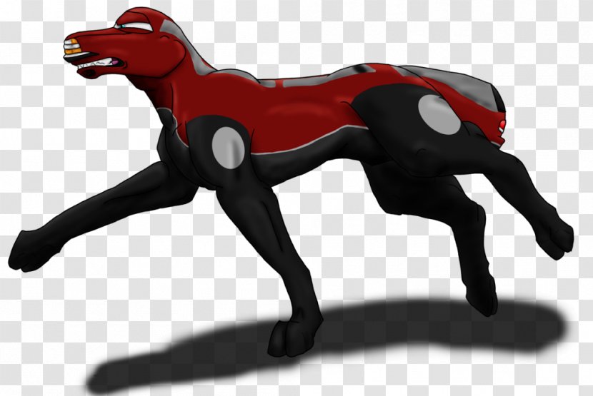 Dog Horse Character Headgear Fiction - Red Transparent PNG