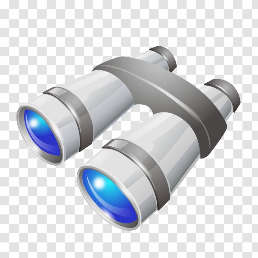 Binoculars Small Telescope Cartoon - Hardware - Model Transparent PNG
