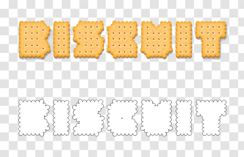 Adobe Illustrator Typeface Tutorial Biscuit Font - Letter - Cookies Cute Fonts Transparent PNG
