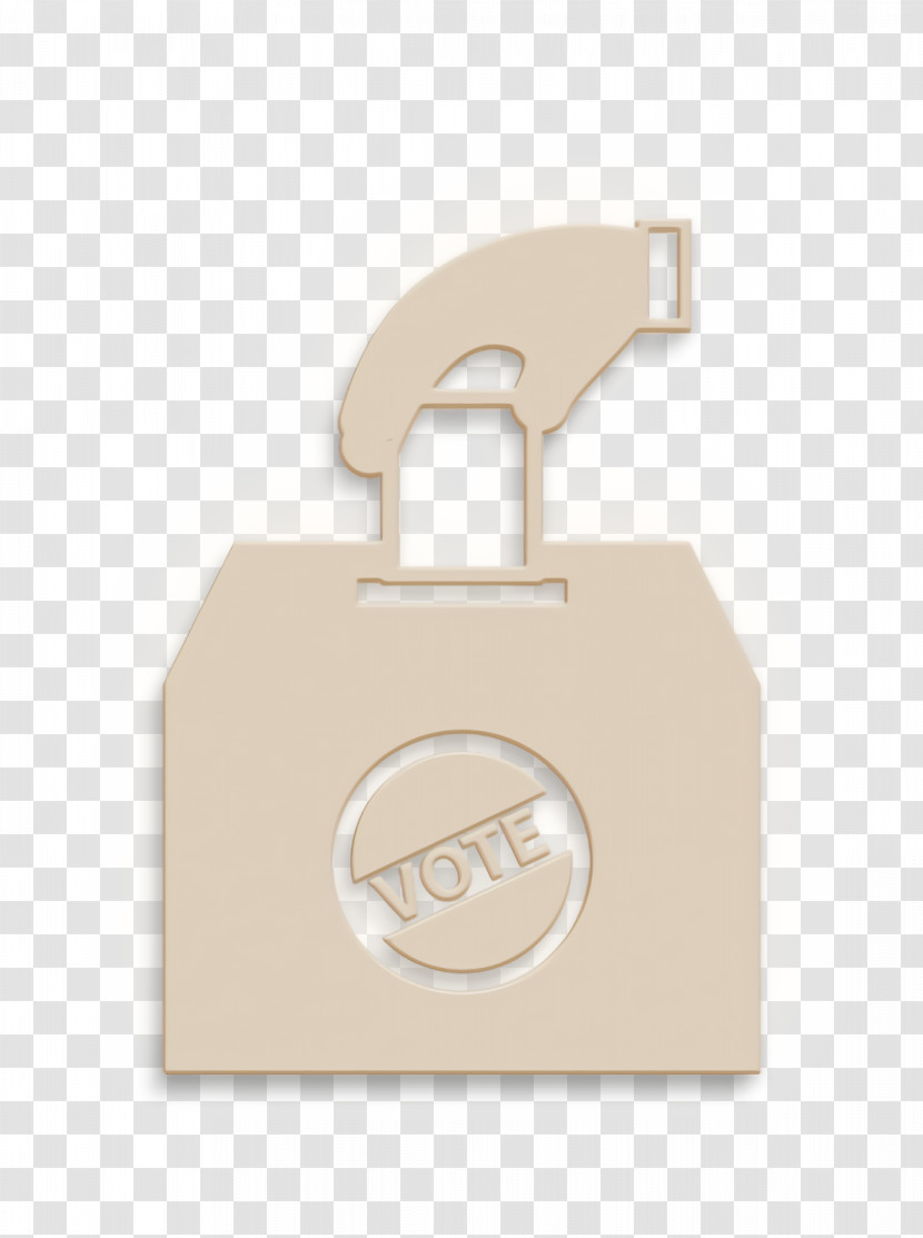 Icon Election Icons Icon Man Holding The Vote Paper On The Box Icon Transparent PNG