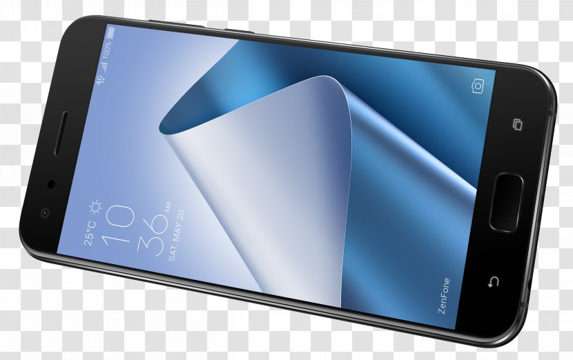 ASUS ZenFone 4 Selfie Pro (ZD552KL) Zenfone (ZD553KL) 华硕 ZS551KL-2A009WW Black 128GB Dual-SIM Android Smartphone - Mobile Phone - Pure Transparent PNG