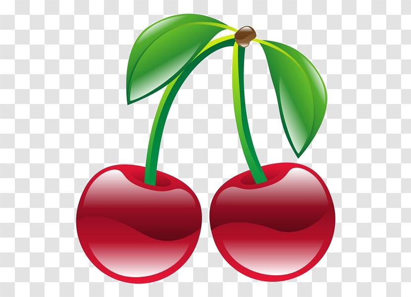 Cherry Fruit Clip Art - Apple - Cartoon Free To Pull Material Transparent PNG