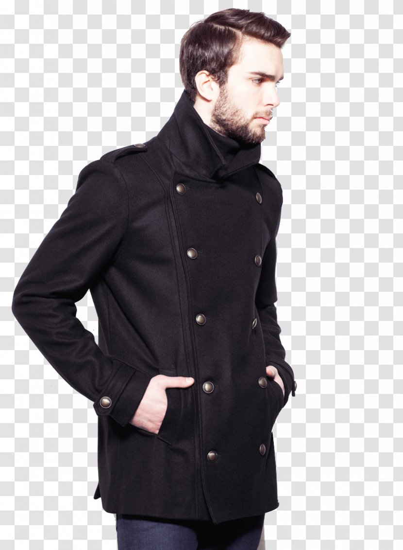 Hoodie Pea Coat Jacket Military Transparent PNG