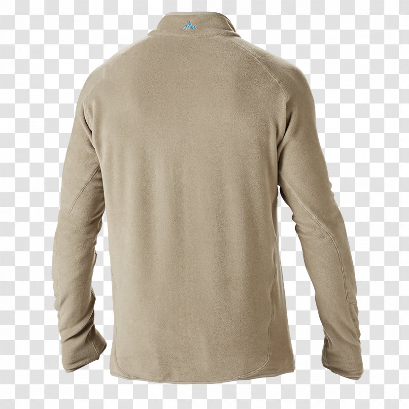 Long-sleeved T-shirt Polar Fleece Sweater - Jacket Transparent PNG