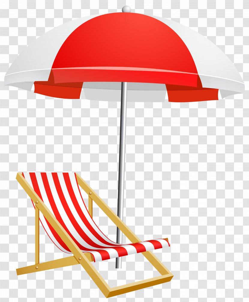 Umbrella Beach Clip Art - Hard Hat - And Chair Transparent Image Transparent PNG