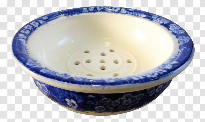 Transferware Flow Blue Ceramic Bowl Soap Dishes & Holders - And White Pottery - Cobalt Transparent PNG