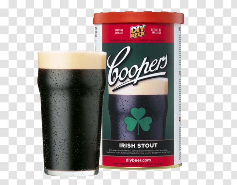 Irish Stout Beer Coopers Brewery Imperial Pint Transparent PNG