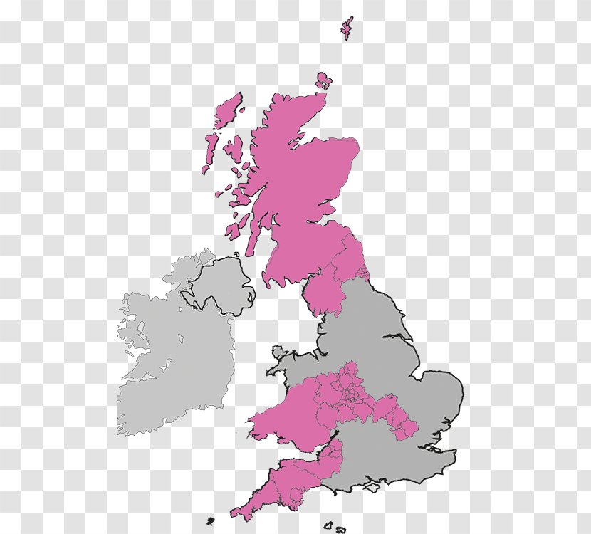 England World Map Blank - Email Pink Transparent PNG