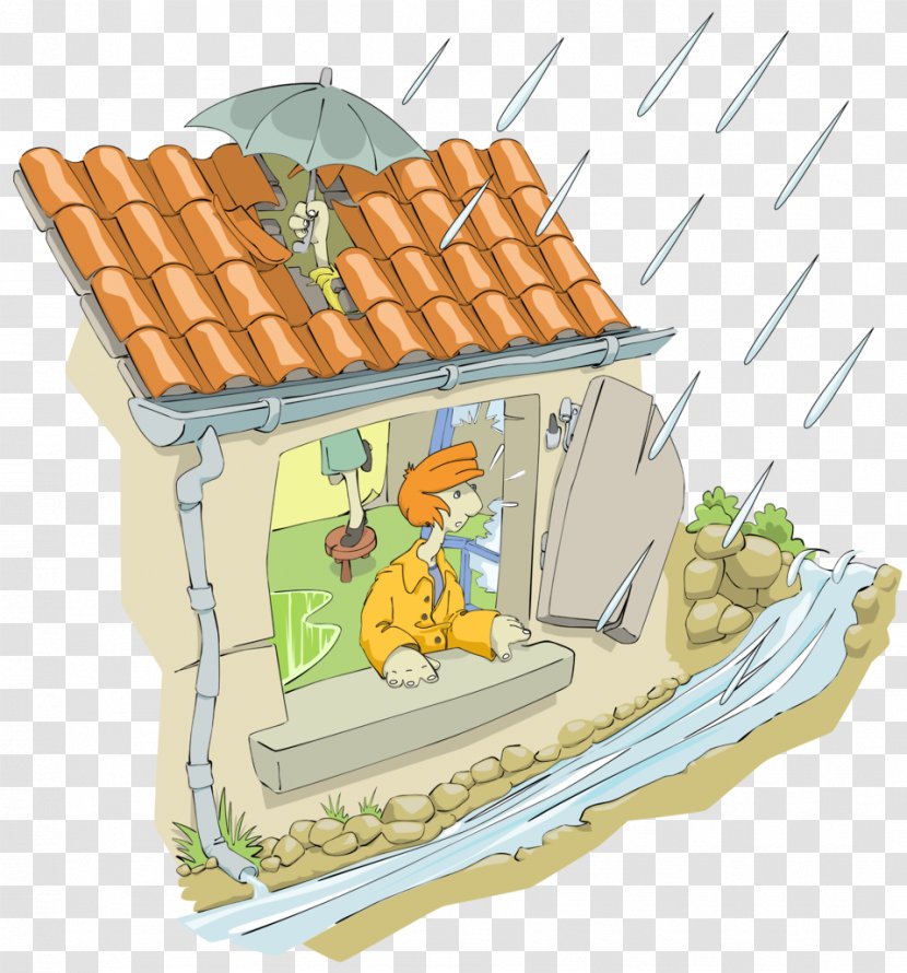 House Roof Leak Building Clip Art - Home Repair Transparent PNG