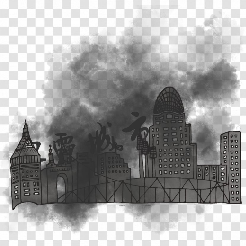 Air Pollution Haze Computer File - Watercolor - Urban Transparent PNG
