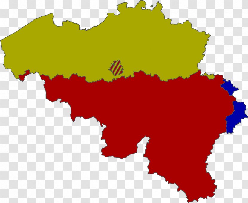 Belgium Flemish Linguistic Map Language Dutch - Border - Exquisite Graphics Painting Transparent PNG