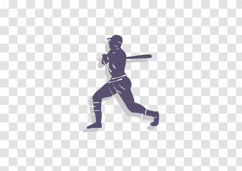 Baseball Trivia Coach Player Batting - Sport - Silhouette Transparent PNG