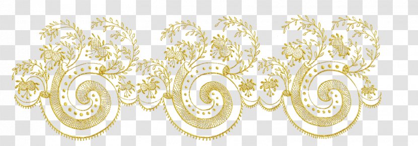 Tea Paper Snowflake Pattern - Fashion Accessory - Gold Background Transparent PNG