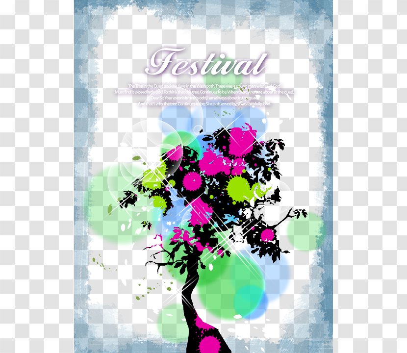 Floral Design Abstraction Poster - Visual Elements And Principles - Abstract Pattern Transparent PNG